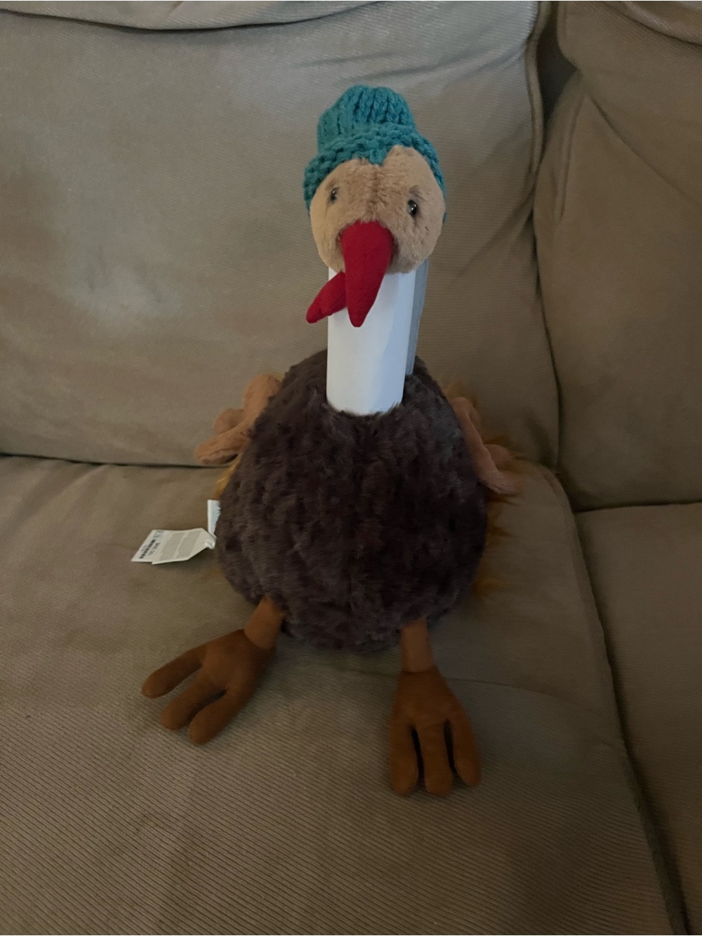 Jellycat Authentic Theo Turkey Stuffed Toy 11.4" Thanksgiving Holiday
